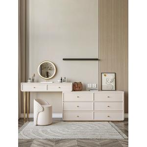 Scandinavian Modern Bedroom Furniture Space Saving Dressing Table Nightstand