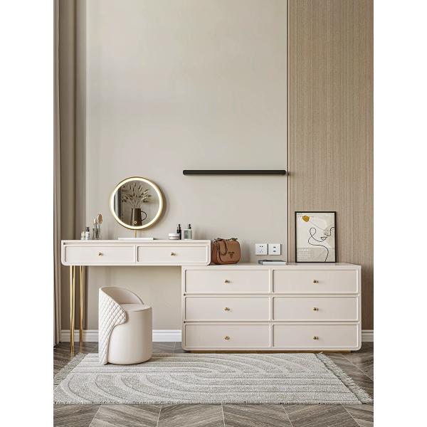 Buy Scandinavian Modern Bedroom Furniture  Space Saving Dressing Table Nightstand at wholesale prices