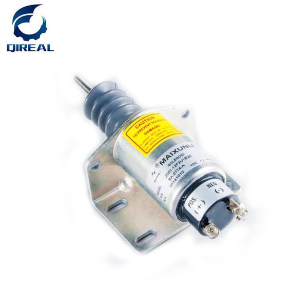 Excavator Fuel Stop Solenoid 2001-12F2U1B2A 12V