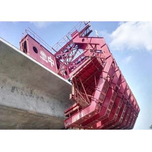 Railway Hydraulic Bridge Erecting Crane , MSS System For Overheadbridge