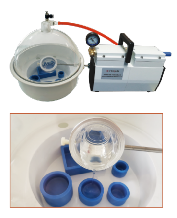 Vacuum System Metallographic Mounting Press , Metallurgical Sample Mounting Press