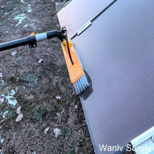 6.0 Meters Telescopic Handle Water Hose Connecting Manual Cleaning Brush for