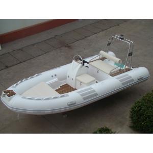 Lightweight Rib Inflatable Boat , Inflatable Tender Boats With UV Resistant