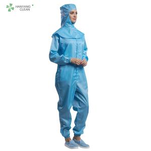 Pharmaceutical industry cleanroom anti static esd coverall jumpsuit autoclavable