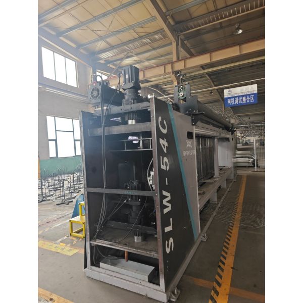 High Speed 5 Axis Servo Gabion Mesh Machine Production Line For Large Scale Manufacturing