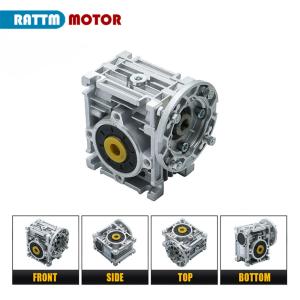Round Flange NMRV050 Worm Gear Reducer Gearbox 80B5 80B14 71B5 71B14 63B5