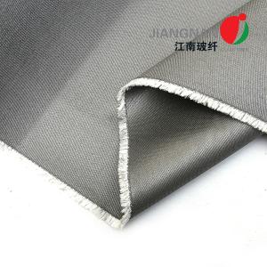 620GSM Fiberglass Fire Curtain With 1 Or 2 Sides Coating Continous Temperature