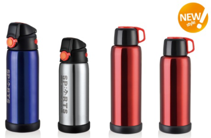 650ml 2019 new fashion Thermos Vacuum Insulated Compact sport Beverage Bottle black