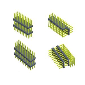 2.00mm Pin Header Triple Row Straight Right Angle
