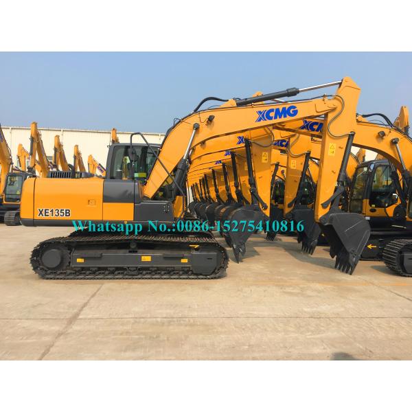Buy ISUZU Engine XCMG Construction Machinery , 13 Tonne Digger CE Certificate XE135B at wholesale prices