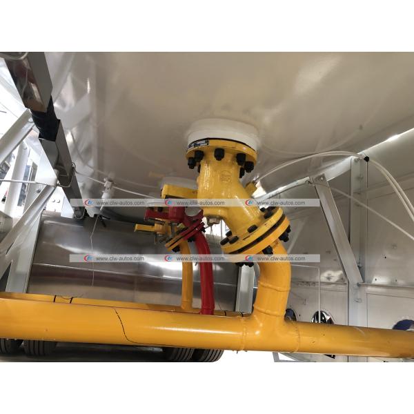 49600liters LPG Semi Trailer 25tons Propane Cooking Gas Road Tanker Trailer