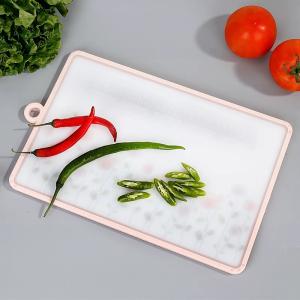 Antiskid Raw Meat Cooking Rectangle Plastic Chopping Board Mat
