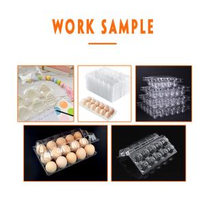 HIPS PVC Egg Tray Moulding Machine Trifold Carton 720mm Length