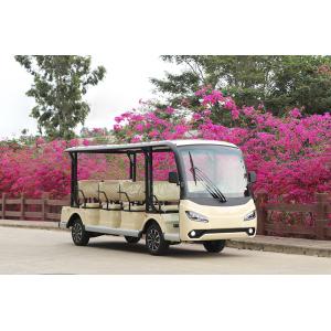 7.5KW Trojan Battery Sightseeing Electric Bus For Tourist Area 11 Passenger