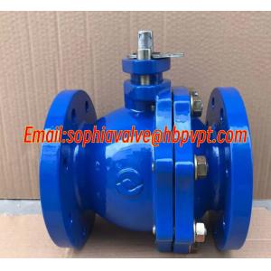 GG25 PN16 2-PC cast iron flanged ball valve