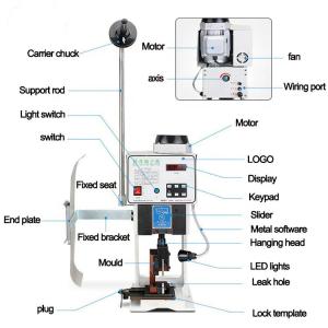 Super Mute OTP Semi Automatic Electrical Terminal Crimping Tools 1.5T Cable Wire