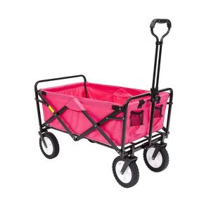 Easy Carrier Foldable Wagon Cart Gardening Convenient 4 Wheel Folding Wagon