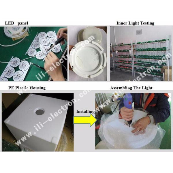 Illuminated led plastic lighting furniture set cocktail table