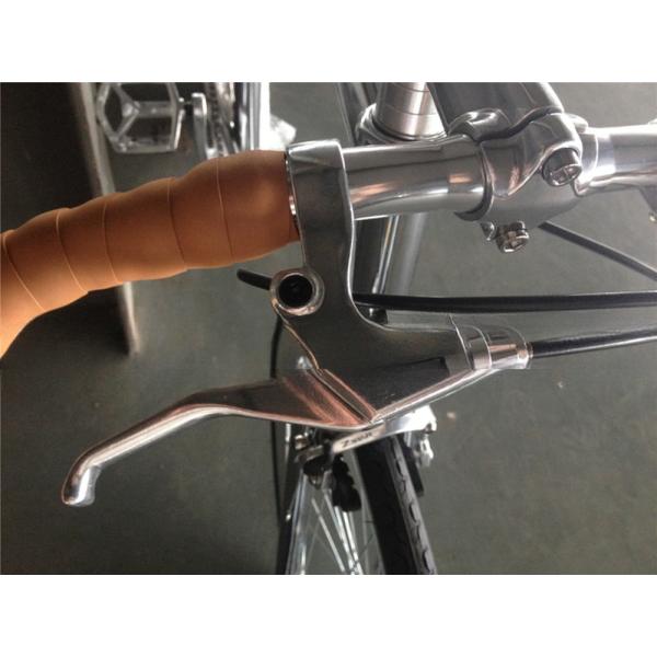 NO Foldable 700C Chrome Color Single Speed Adult Racing Fixie Bike from OEM Taiwan Parts