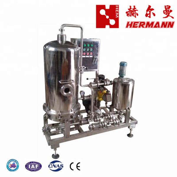 High Efficiency Beer Filtration Equipment , Beer Filling Machine SUS 304