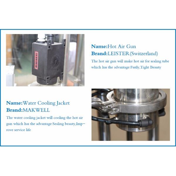 350kg Semi Automatic Tube Filling Machine Sealing 4.2kw Plastic Laminated