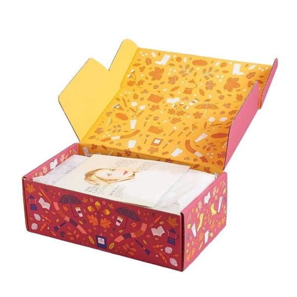 Rigid Cardboard Retail Packaging Box Corrugated Paper Mailer Box Empty Folding