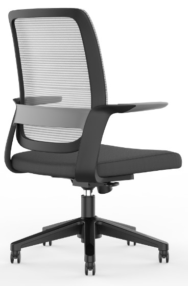 Buy DL8823B Conjoined Armrest Mesh Staff Chair at wholesale prices