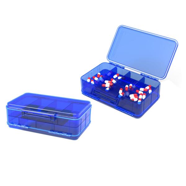 Moisture Proof Bpa Free Medicine Organizers For Elderly Tablet 2 Double Sided
