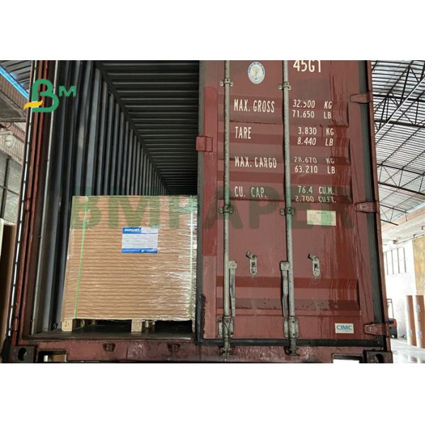 250gsm 270gsm White Coated Kraft Back Paper For Bakery Packaging 68 x 56cm