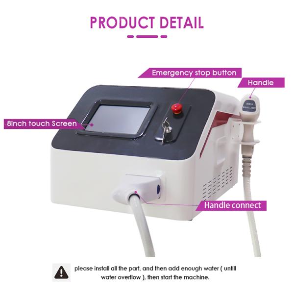 Big High Power Permanently Laser Diodo Portable 808nm Diode Laser Hair Removal 755 808 1064 Diode Laser Machine