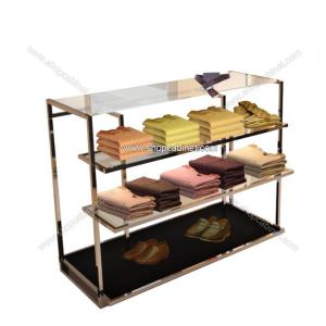 metal clothes racks / garment display shelf