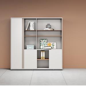 QF-02A Office Furniture Wooden Filing Cabinet Modern Drawer Storage Cabinet