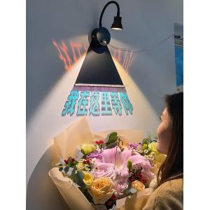 Color acrylic advertising signs distribution custom spotlights follow the heart