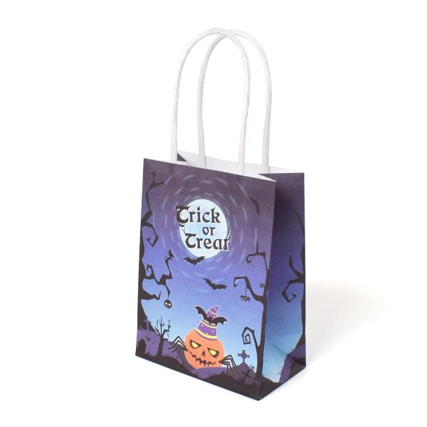 Custom Printed Halloween Kraft Paper Food Bags 10x12in Recycled