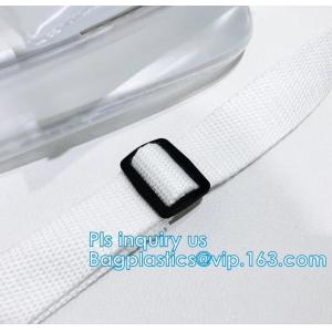 Stadium Purse PVC Handbag Chain Crossbody Bag, holographic transparent pvc