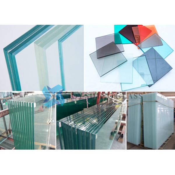Tempered Laminated Glass 6.38 mm Safety Laminated Glass Fireproof Tempered Laminated Glass Custom