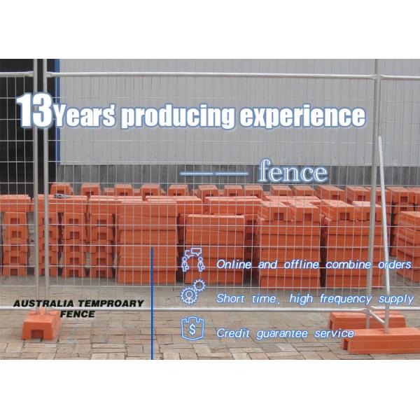 Construction Temp Fence Panels 2.1mx2.4m AS4687-2007 standard 3.8mm wire dia 60mm x 150mm spacing