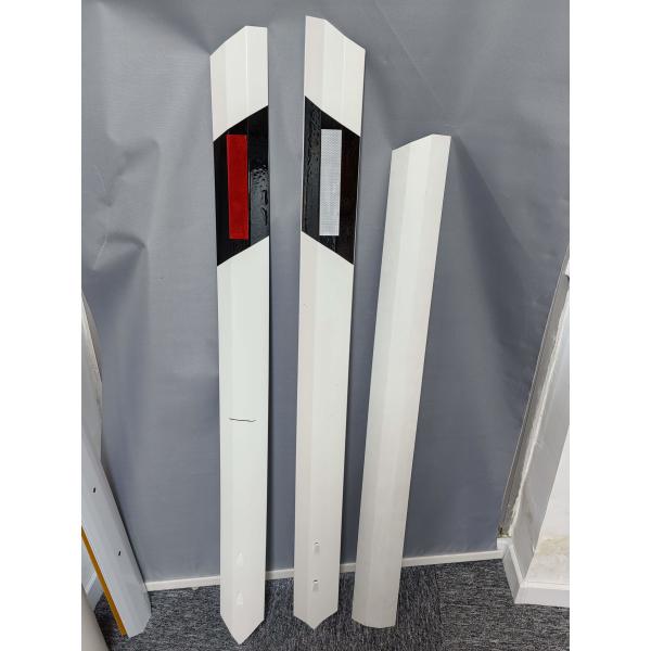 Customized Height PVC Delineators Road Reflective Roadside Warning Guide Flexible White Delineator Post