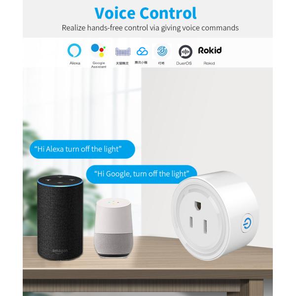 US Plug WIFI Smart Socket 16A Adapter Smart Life Tuya Wifi Plug Socket