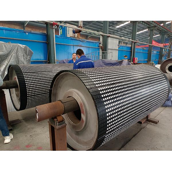 Cn Layer Bonded Ceramic Pulley Lagging Conveyor Drum Lagging