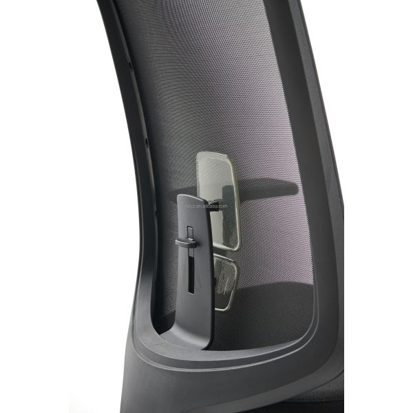 General Commercial Furniture M-062B Mesh Swivel Office Visitor Chair for Conference