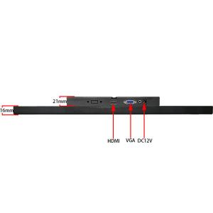 15.6-inch HDMI LCD Portable Monitor HD Resolution 1920*1080 dots for Industrial