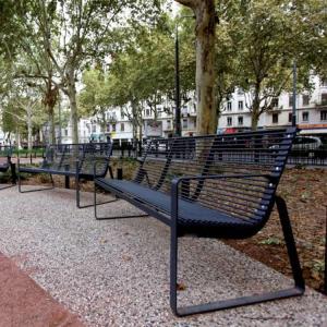 180L*75.5W*84H Cm Church High Back Garden Bench