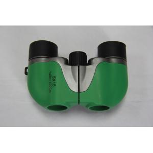 Green / Orange Lightweight Travel Binoculars , Lightweight Binoculars For