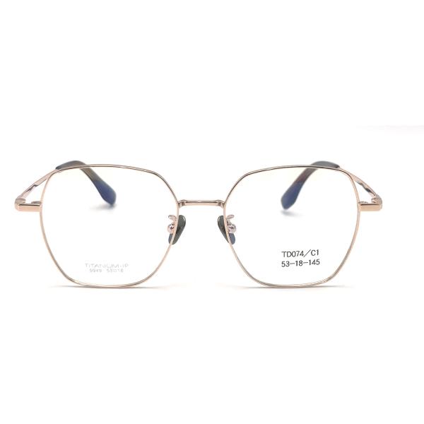 Buy TD074 Sleek Titanium Optical Frame - Unisex Aviator Sunglasses at wholesale prices