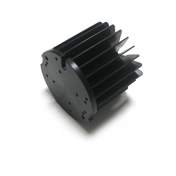 Buy Round Extrusion F0004 Black Anodized Heat Sink For Led Lighting Practical at wholesale prices