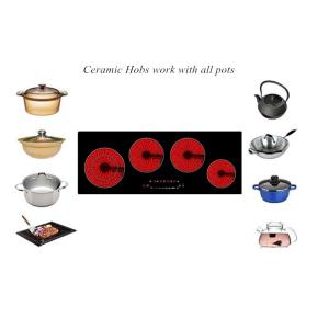 7000W 4 Burner Ceramic Cooktop