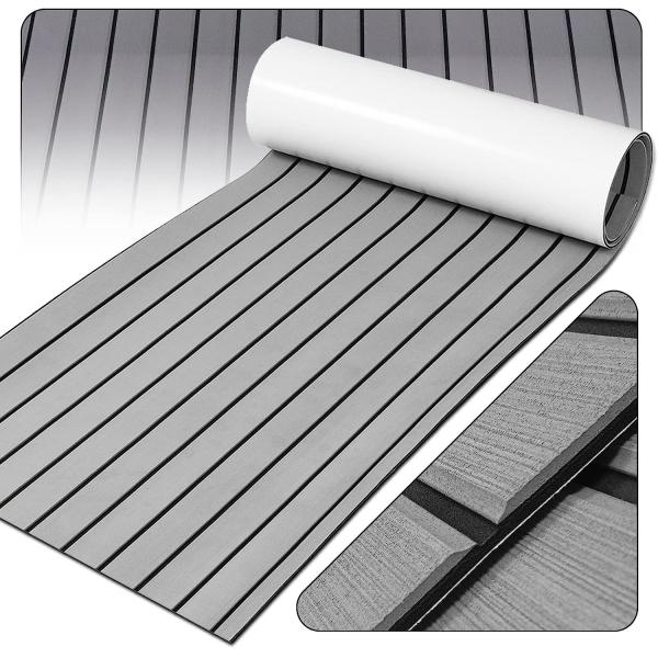 Flooring EVA Foam Decking Sheet, Faux Teak Decking Mat for Boat Yacht Marine Floor Carpet/Swimming Pool Flooring