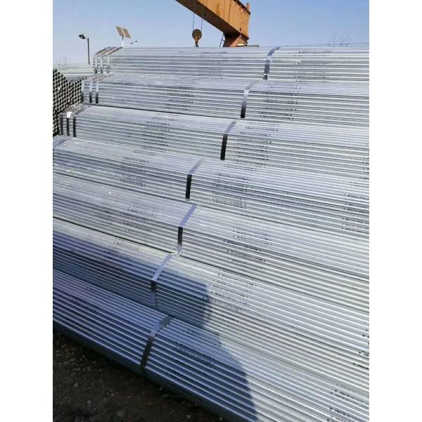 Buy Building Materials Galvanized Round Steel Pipe / Pre Galvanized Steel Pipe at wholesale prices