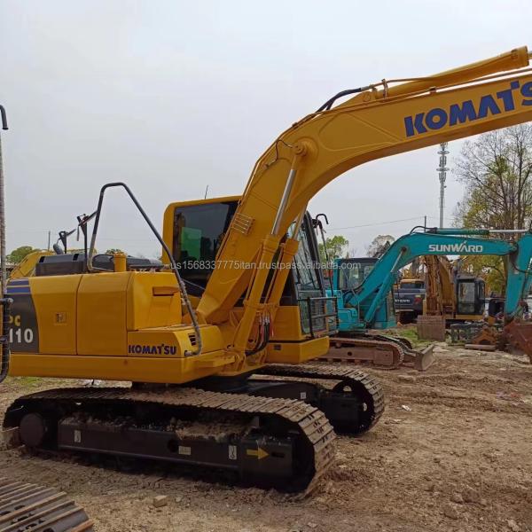 Original Komatsu PC110 Excavator with 0.6M³ Bucket Capacity and 11ton Operating Weight